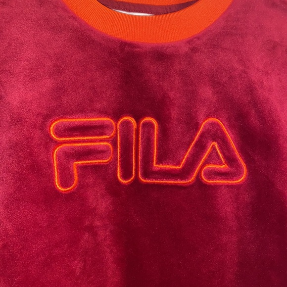 FILA Velour Crop Top - Picture 3 of 5